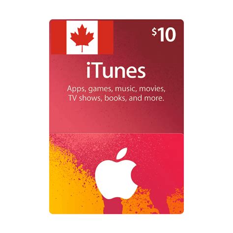 10 CAD iTunes Gift Card Canada ( INSTANT DELIVERY ...
