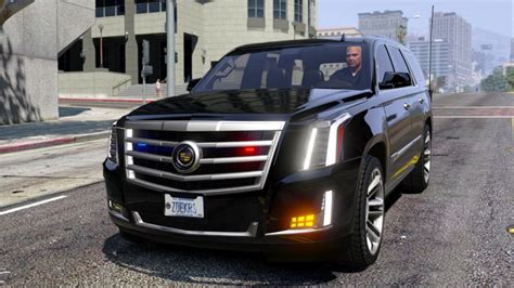 Greenlight ford transit 2015 fbi academy quantico 53020 b 1/64. GTA 5 Cadillac Escalade FBI Petrol Vehicle 2015 [Replace ...
