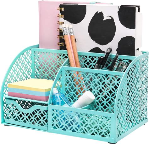 Annova Mesh Desk Organizer Office With 7 Compartments Drawer Desk Tidy Candy Pen