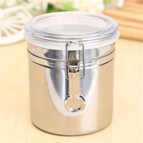 Stainless steel canisters set for the kitchen are available in different sizes of 4 or 3 pcs set. Durable Stainless Steel Canister Airtight Sealed Canister ...