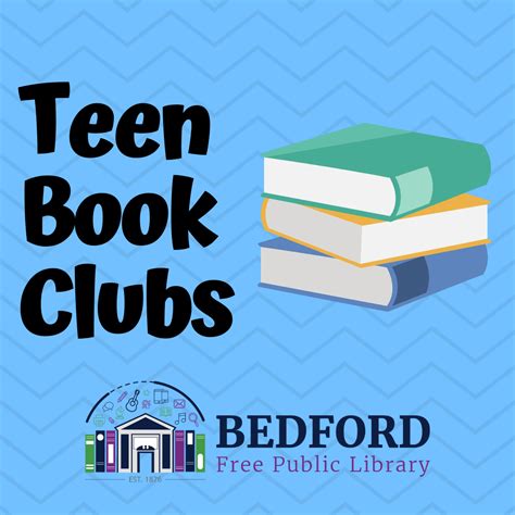 Teen Book Clubs Bedford Free Public Library