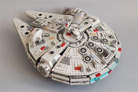 Lego Moc Millennium Falcon 75257 Modification With Interior By Edge Of