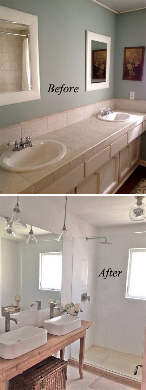 In a small space like a bathroom, every detail matters: 33 Inspirational Small Bathroom Remodel Before and After ...