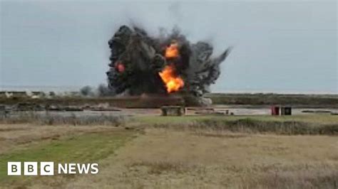 Ww2 Bomb Explosion Footage Released Bbc News