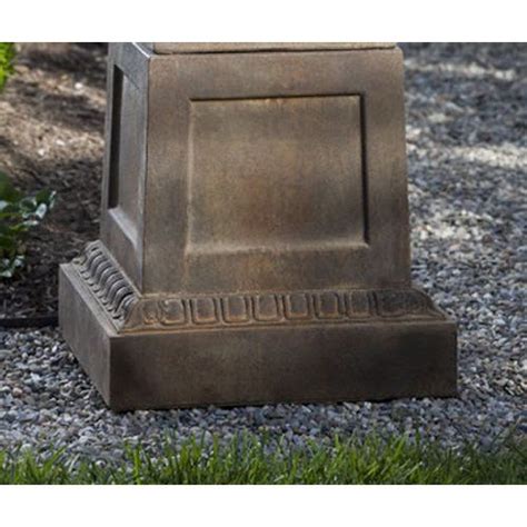 Campania International Williamsburg Jefferson Cast Stone Pedestal For