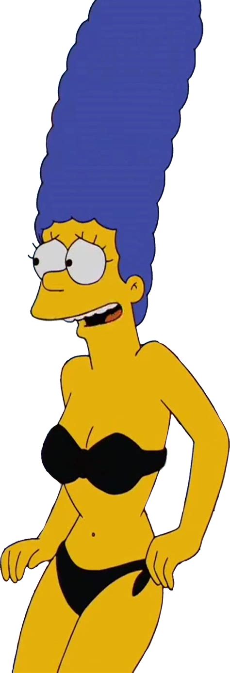 Marge Simpson In Her Black Bikini Vector 3 By Homersimpson1983 On Deviantart