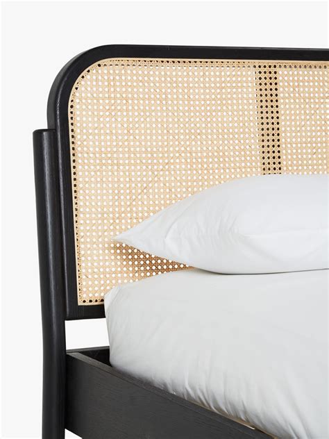 Comes in standard twin and queen sizes. John Lewis & Partners Rattan Bed Frame, King Size in 2020 ...