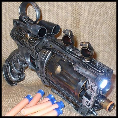 Steampunk Gun Nerf Maverick N Strike Victorian Gothic Ebay