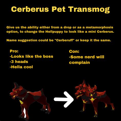 Give Us The Real Cerberus Pet R2007scape