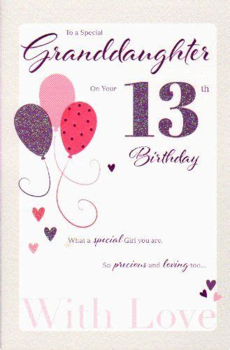 Granddaughter 13th Birthday Card Birthdaybuzz