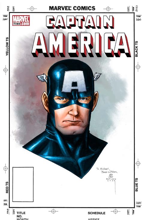 Captain America By Jim Cheung Digital Colors By Chris Ivy In Michael