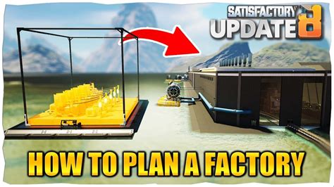 How To Plan Building Factories With Blueprints In Satisfactory Update Youtube