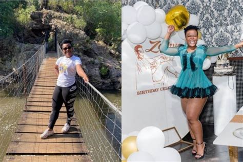zodwa wabantu lets fans touch her bum on stage