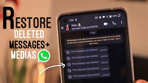 How To Recover Deleted Whatsapp Images And Messages Android Ios