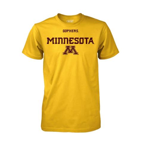 Minnesota Gophers S Secondary T Shirt Gold Zilem