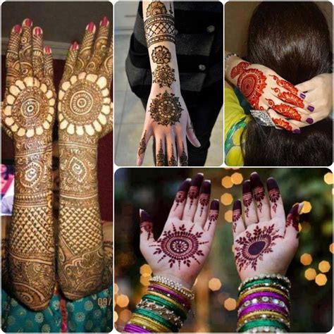 Best Round Tikki Mehndi Styles For Girls Hands 2016 2017