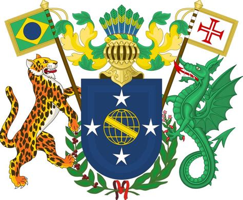 Brazil Coat Of Arms By Leoninia On Deviantart Coat Of Arms Heraldry