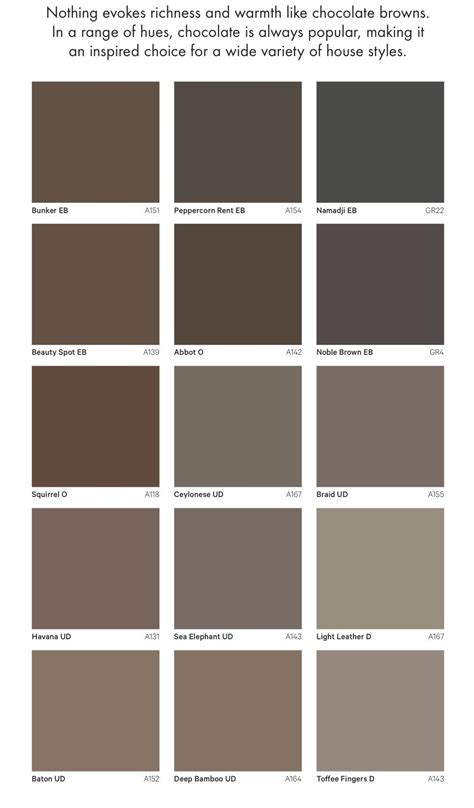Dulux Paint Chart Brown Iloveyou A