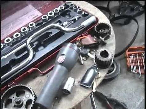 How to install a distributor and set initial timing? 2E engine toyota replace oil seal and timing belt.mpg ...