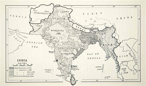 Map Of India 1800 Cvflvbp