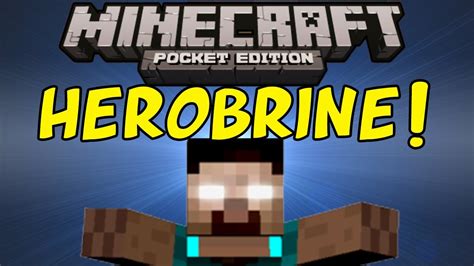 Minecraft pe mods & addons. HEROBRINE MOD! - Minecraft Pocket Edition - YouTube