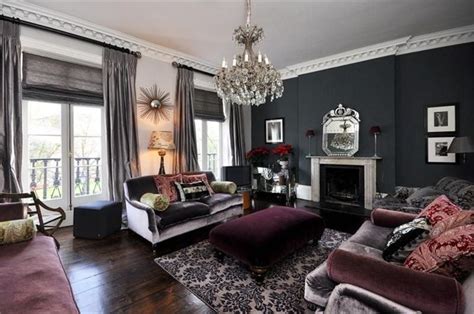 Grey And Plum Decor Grey And Plum Drawing Room Decorating Stuff