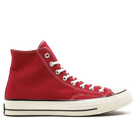 Converse Chuck 70 Hi Crimson Crimson Canvas Shoessneakers 144754c