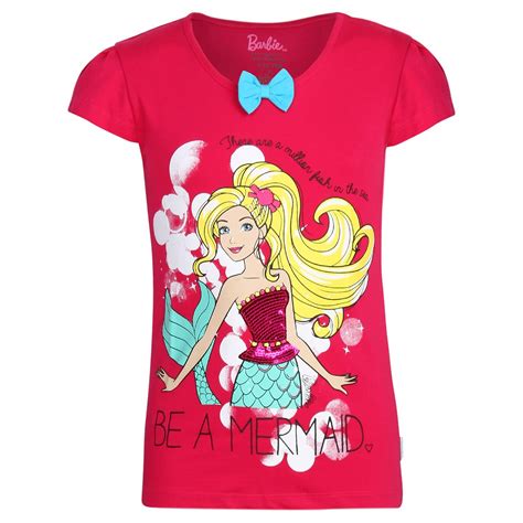 Buy Barbie Girls T Shirt Bb0fgt2339virtual Pink78 At