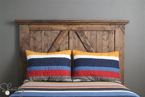 The headboard is a piece of furniture that attaches to the head of a bed. DIY Barn Door Headboard - Shanty 2 Chic