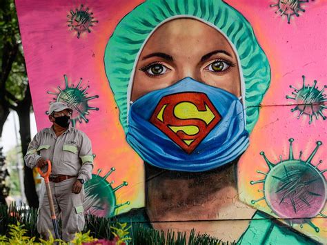 Mural Art Coronavirus Pandemic Inspires Global Graffiti Artists News