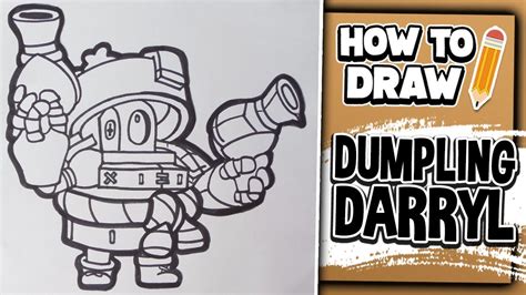 Darryl is a super rare brawler unlocked in boxes. Download 브롤스타즈의 만두 대릴 그리기 Drawing Brawl Stars Dumpling ...