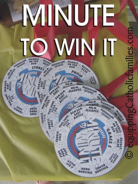 Minute To Win It With Free Printable