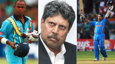 Kapil Hails Sachin Says If Youre Not Hard Working You Can Go The Kambli Way Cricket