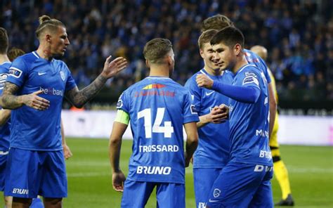Sander berge en ally samattakrcgenkofficial. In deze scenario's is Genk volgende week kampioen... op ...