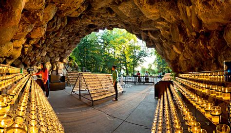 Hdr Panoramic Of The Grotto Notre Dame Photography