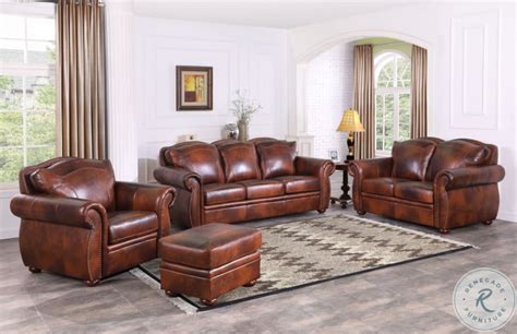 Cambria Arizona Marco Leather Living Room Set From Leather Italia 1444
