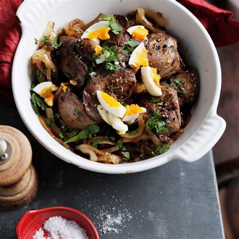 Chicken Livers With Caramelized Onions And Madeira Recipe Quick From