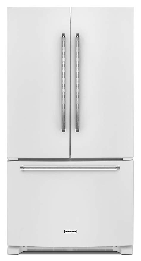 Kitchenaid White French Door Refrigerator 20 Cu Ft Krfc300ewh