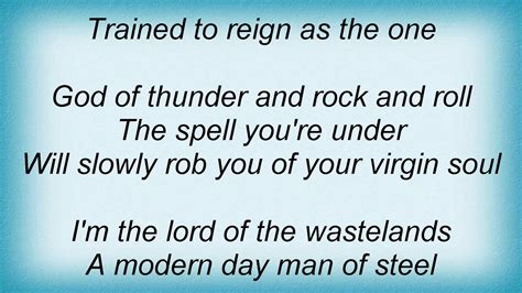 Iced Earth God Of Thunder Lyrics Youtube