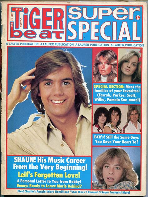 My Cousin Kept This Copy Of Tiger Beat With Shaun Cassidy And Leif