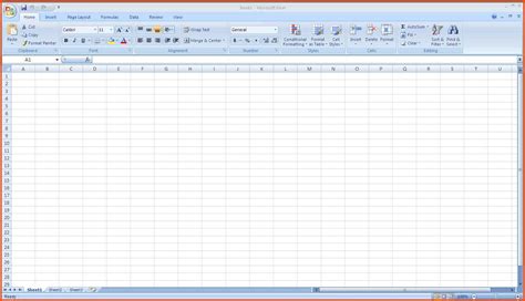 Microsoft Excel Spreadsheet Template — Db