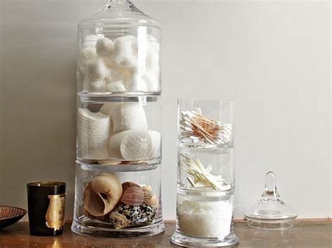 Lots of these apothecary jar ideas come from the dollar store too! 9 Ways to Create a Luxurious Bathroom | Maison Valentina Blog