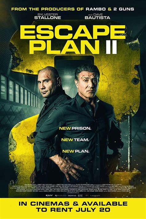 Affiche Cinéma N°12 De Escape Plan 2 Hades 2018 Scifi Movies