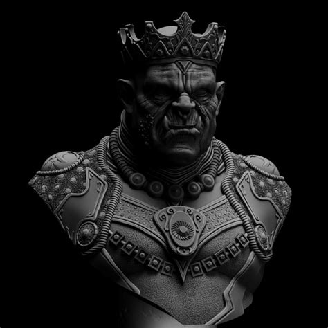 3d Printable Mammon Bust Pre Supported By Fotis Mint