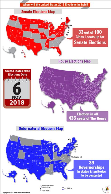 United States Political Map 2018