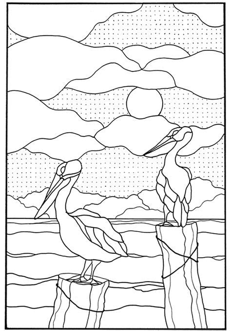 78 Stained Glass Coloring Pages For Adults Ideas Stained Glass