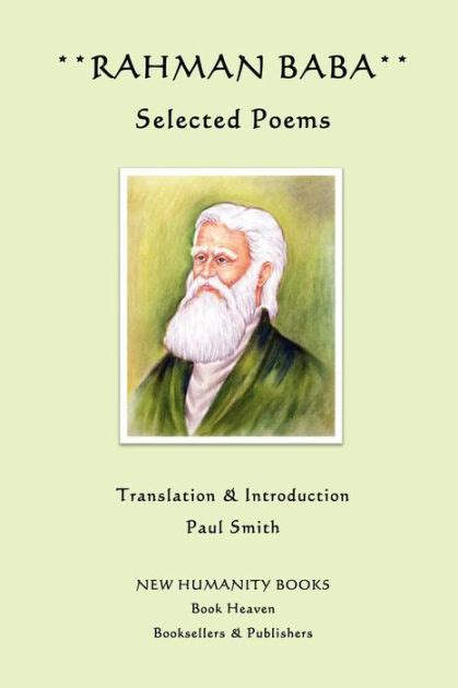 Rahman Baba Selected Poems By Rahman Baba Paperback Barnes And Noble