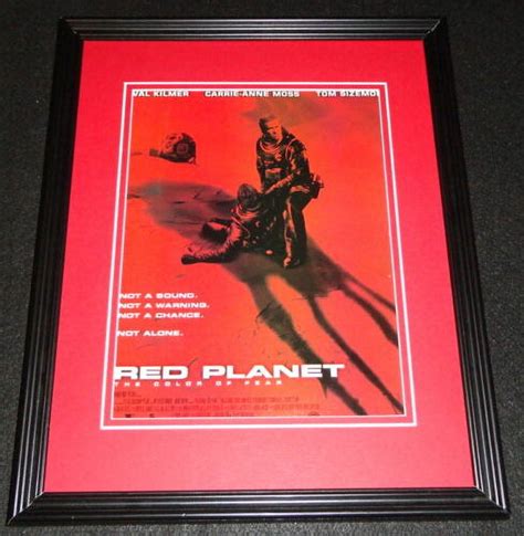 Red Planet 2000 Framed 11x14 Original Advertisement Val Kilmer Carrie Anne Moss