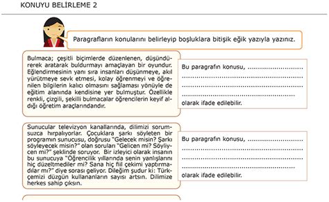 6. Sınıf - METNİ ANLAMA VE DEĞERLENDİRME - Türkçe - Ödevleri | Morpa Kampüs