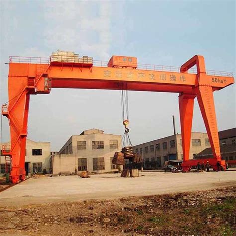 Rail Mounted Gantry Crane Mg Type 50t 100t 600t Capacity For Shipyard